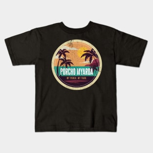 Porcho Myarda Funny Staycation 2020 Vacation Kids T-Shirt